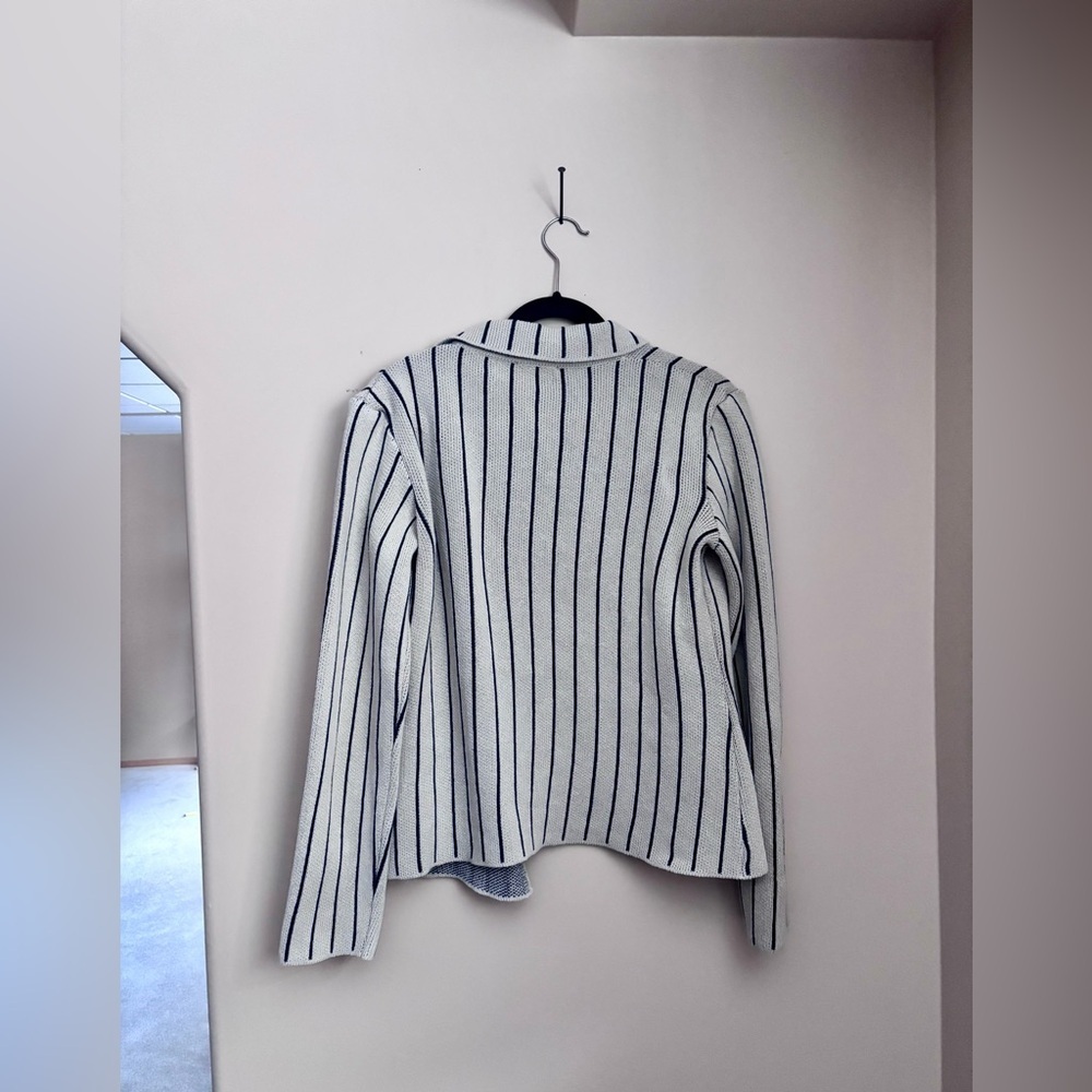 COCOGIO | striped knit cardigan | size medium - Picture 3 of 4